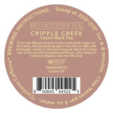 Red Rooster Tea Cripple Creek Ceylon - Single Estate Whole Leaf Black Tea - 3oz Canister - Bright, Citrusy Flavor - Makes ~43 Cups