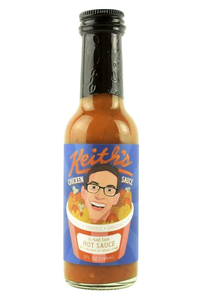 Keith's Chicken Sauce Hot Sauce Duo by Heatonist, Made with Natural Ingredients, Variety Pack of Tangy & Fiery Flavors, 5 fl oz Bottles (2-Pack)