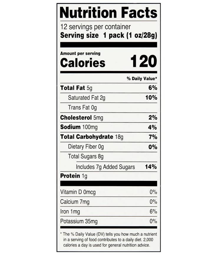 Great Value Iced Oatmeal Nut Free School Friendly 12 Pack