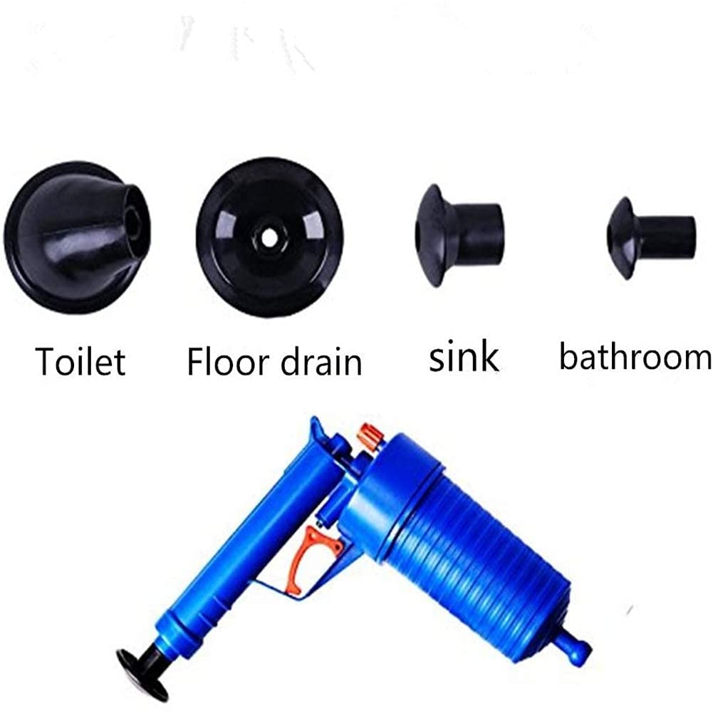 Hrpa Toilet Plunger,Air Power Drain Blaster,Pressure Pump Cleaner,High Pressure Plunger Opener Cleaner Pump for Bath