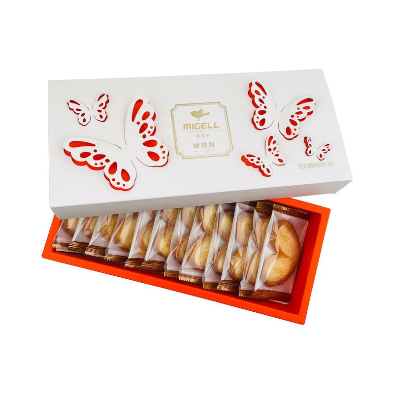 Shanghai specialty original thin crisp butterfly biscuit snack with hand gift breakfast cake???????????????????????????96g/??????