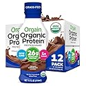 Orgain Organic Protein Shake, Grass Fed Dairy, Creamy Chocolate - 26g High Protein Whey Shake, Ready to Drink, Gluten Free, No Soy Ingredients, No