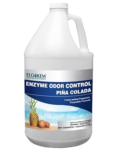 Flo-Kem 11192 Enzyme Odor Control Eliminates Food, Pet and Smoke Odors, 1 gallon
