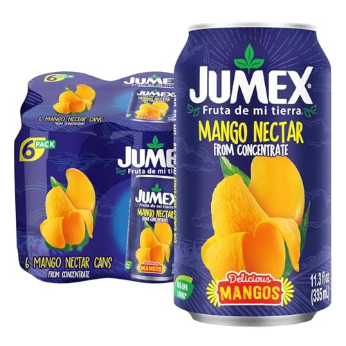 Jumex Mango Nectar - Mango Juice Nectar Made with Fresh Fruit Puree - Tropical Fruit Juice Concentrate for Smoothie Mix, Cocktail Mixers & Kids Drinks