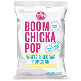Angie's BOOMCHICKAPOP White Cheddar Popcorn, 4.5 Ounce Bag, Pack of 12