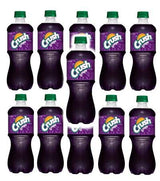 Crush Grape 20 oz Soda Bottles (Pack of 12, Total of 240 FL OZ)
