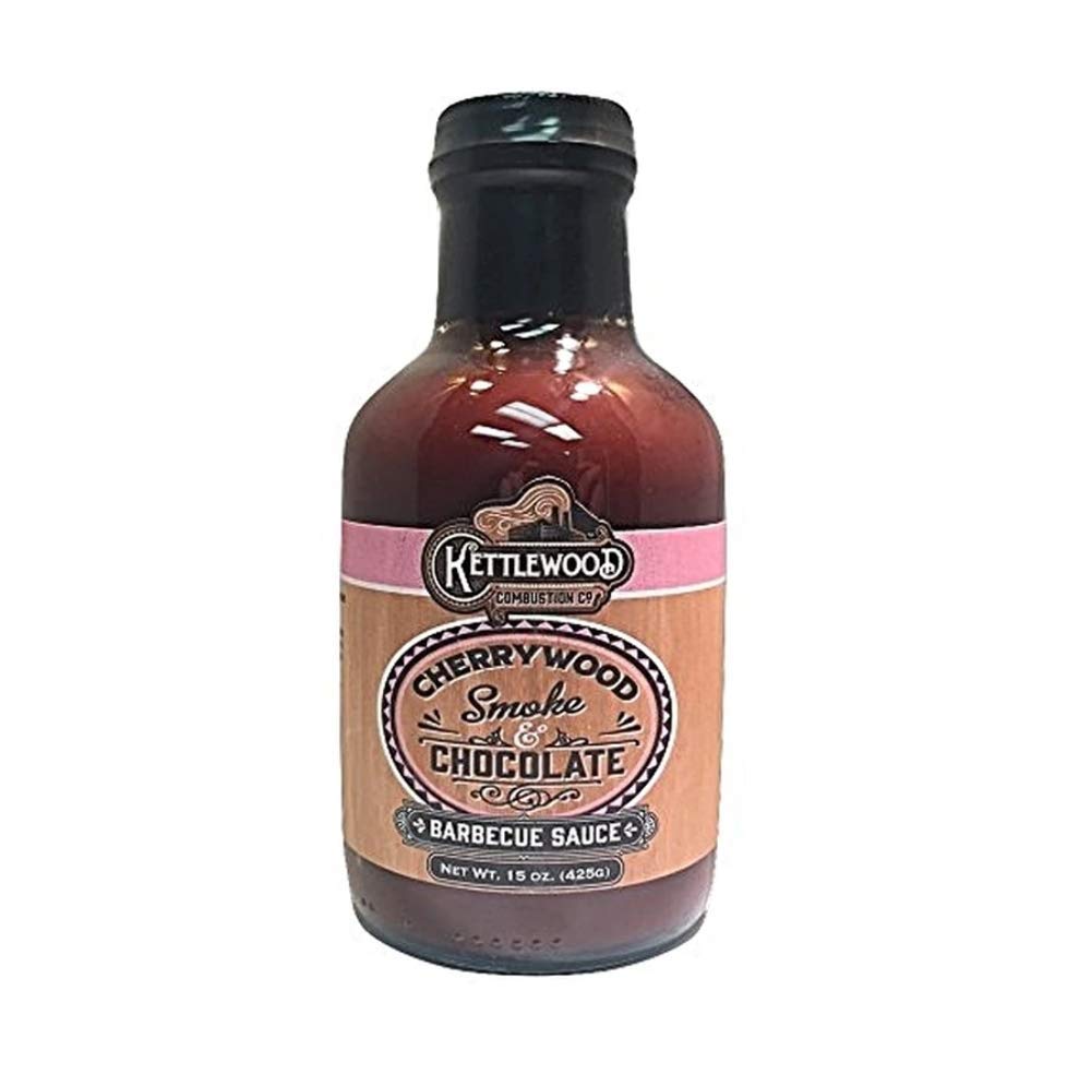 Original Juan Specialty Foods Kettlewood Cherrywood Smoke & Chocolate Barbeque Sauce, 15 Ounce (Pack Of 1)