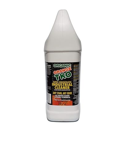Organic Orange TKO - Stain remover, Floor cleaner, Degreaser, Glass cleaner, Multi Purpose Citrus Cleaner, Deodorizer, Stain Remover, Pet Safe, Non