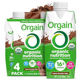 Orgain Organic Nutritional Shake, Creamy Chocolate Fudge - Meal Replacement, 16g Protein, 20 Vitamins & Minerals, Gluten & Soy Free, Kosher, Non-GMO