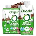 Orgain Organic Nutritional Shake, Creamy Chocolate Fudge - Meal Replacement, 16g Protein, 20 Vitamins & Minerals, Gluten & Soy Free, Kosher, Non-GMO