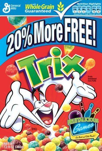 Trix Cereal - 20% More Bonus Pack, 12.9-Ounce Boxes (Pack of 5)