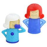 LEEFONE Angry Mom Microwave Cleaner and Chilly Mama Freezer Odor Absorber, 2 PCS Kitchen Gadget Tools Quickly Removes Stains and Odors (Steaming Mama