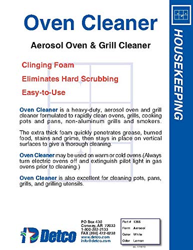 Detco Oven Cleaner