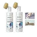 Dlmlemu 2 Pack Carpet Spot Cleaner, Sofa Spot Stain Remover, Free-wash Fabric Cleaner with Brush Head, for Sofas, Carpets, Curtains, Remove Oil