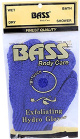 Hair Doc, Scrub Gloves Nylon, 1 Count, Blue