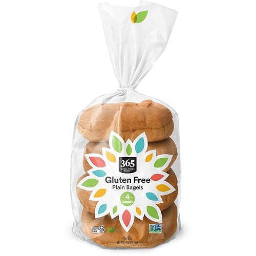 365 by WFM, Gluten Free, Plain Bagels, 14 oz, Ambient