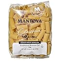 Mantova Italian Bronze Die Rigatoni Pasta - 100% Durum Wheat Semolina Bronze Die Rigatoni- Product Of Italy, 1 Pound (Pack of 6)