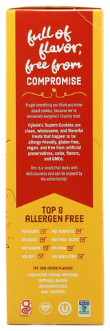 Cybele's Free-to-Eat Chocolate Chip Vegan & Gluten Free Cookies, 6 oz, (Pack of 6)