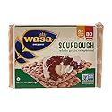 Wasa Sourdough Crispbread, 9.7 oz, Crackers, Non-GMO Ingredients, Good Source of Fiber, Fat Free