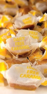 AvenueSweets - Handcrafted Organic Dairy Free Vegan Individually Wrapped Soft Caramels - 1 lb Box - Vanilla