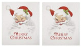 2 Mary Lake Thompson Santa Winking Reusable Kitchen Sponge Cloths