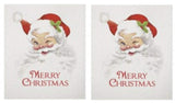 2 Mary Lake Thompson Santa Winking Reusable Kitchen Sponge Cloths