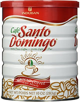 Santo Domingo 100% Pure Ground Coffee Vacuum Packed Can 10 Oz. by Cafe Santo Domingo [Foods]