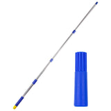 ITTAHO Stainless Steel Extension Pole,All Purpose Pole with Pole Attachment for Painting Microfiber Duster Ceiling Fan High Window Cleaning-Blue-4.8
