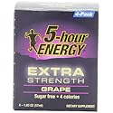 5 Hour Energy Extra Strength Shot, Grape, 4 Count