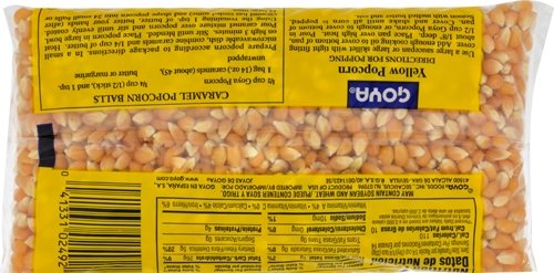 Goya Foods Yellow Popcorn, Dry, 16 Ounce (Pack of 24)