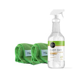Easy Stone Care Oxy Countertop Cleaner, Marble, Granite, Stone, Safe for daily use (1 quart 32 oz.) with 2 Microfiber towels kit