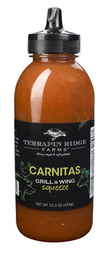 Terrapin Ridge Farms Carnitas Grill and Wing Squeeze - Mexican-Inspired Sauce -15.3 Ounce Squeeze Bottle