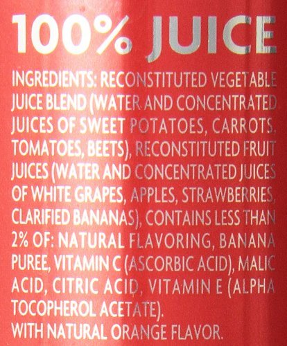 V8 Strawberry Banana, 8 Fl Oz (Pack of 6)