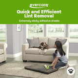 Evercare Ultra Sticky Pet Mega Lint Roller Value Pack, Manual Clothes & Furniture Cleaner with Handle and 2 Refills, 50 Sheets Each
