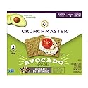 Crunchmaster Avocado Toast Crackers, Ultimate Everything, Baked Rice, Vegan, Gluten Free, 16 oz 1 Box