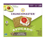 Crunchmaster Avocado Toast Crackers, Ultimate Everything, Baked Rice, Vegan, Gluten Free, 16 oz 1 Box