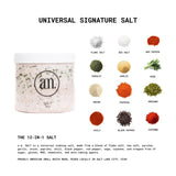 AM SIGNATURE SALT | Universal Cooking Signature Salt | All-Natural Seasoned Salt Blend of Gourmet Flake Kosher Salt, Herbs, Spices | Created by Chef