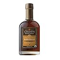 Crown Maple Certified Organic Dark Color Robust Taste Maple Syrup, Pure, Gluten Free, No Preservatives, Non-GMO pairs well with Pancakes, Coffee