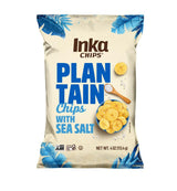 Inka Crops Inka Chips, Seasalt Plantain Chips, 4 Ounce (Pack of 12)