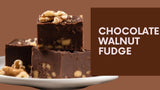 8oz. Nuts to You Smooth Chocolate Walnut Fudge| Fresh Gourmet Candy | Decadent and Delicious Handcrafted Fudge