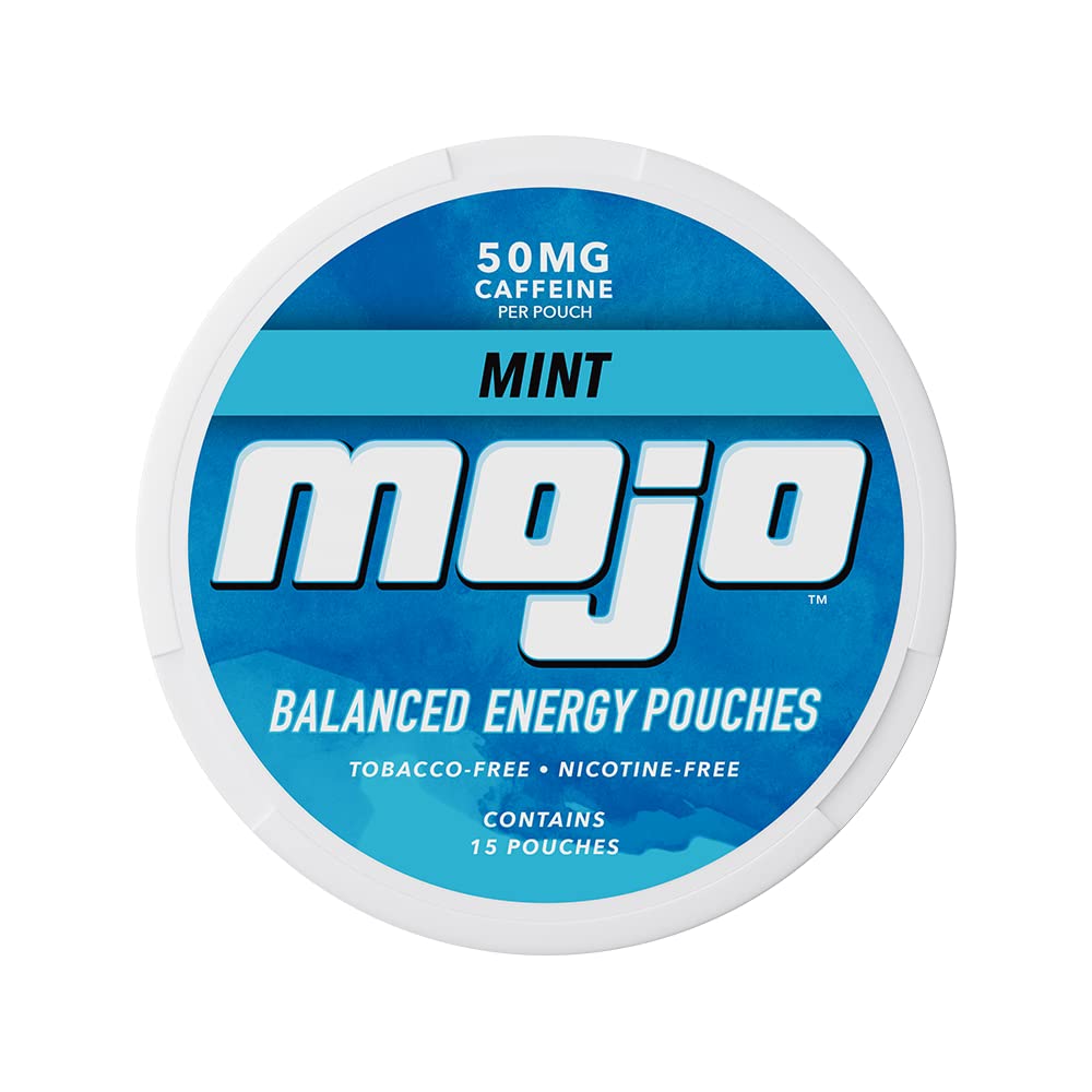 Mojo™ Balanced Energy Pouches | Healthier Energy Drink Alternative |Zero Sugar & Calorie-Free with Ginseng, Yerba Mate, B-Vitamins, and Amino Acids |