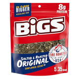 BIGS Original Salted & Roasted Sunflower Seeds, 5.35-Ounce Bags (Pack of 12)