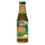 National Foods Green Chilli Sauce 10.58 oz (300g) | Traditional & Spicy | Condiment for Dipping & Topping | Premium Glass Bottle