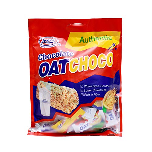 Oat Bars - Oatmeal chocolate, Healthy & Delicious Oat Original Choco Bar, Gluten Free, Non-GMO, Great Tasting Vegan On-The-Go Snack, can be mixed