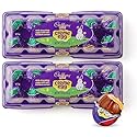 CADBURY Mini Creme Eggs 24 Count - Milk Chocolate Eggs with Soft Fondant Center, Individually Wrapped Easter Candy Bulk Pack (2 Trays, 12 Eggs Each)