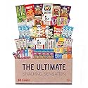 Broadway Basketeers 60 Count Snack Box Variety Pack Care Package for Graduation Kids Teens Adults Family Military College Students Birthdays