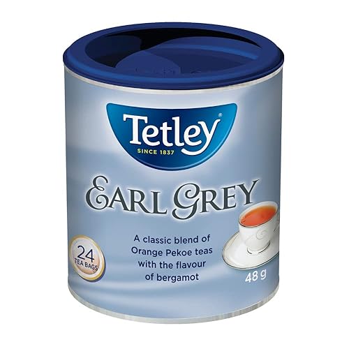 Tetley Earl Grey Tea, 24 tea bags, 48g/1.69oz, (Imported from Canada)