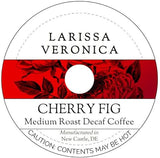Cherry Fig Medium Roast Decaf Coffee (Single Serve K-Cup Pods) (Gourmet, Naturally Flavored, Whole Coffee Beans) (12 pods, ZIN: 575369)