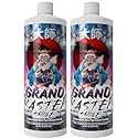 GRAND MASTER SMOKE 64oz / 2 Pack Soak & Wash Bundle Glass Pipe Cleaner - Cleanse, Deodorize, Restore - No Shaking/No Scrubbing