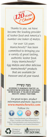 Manischewitz Passover Egg Matzo, 12 Ounce Boxes (Pack of 6)